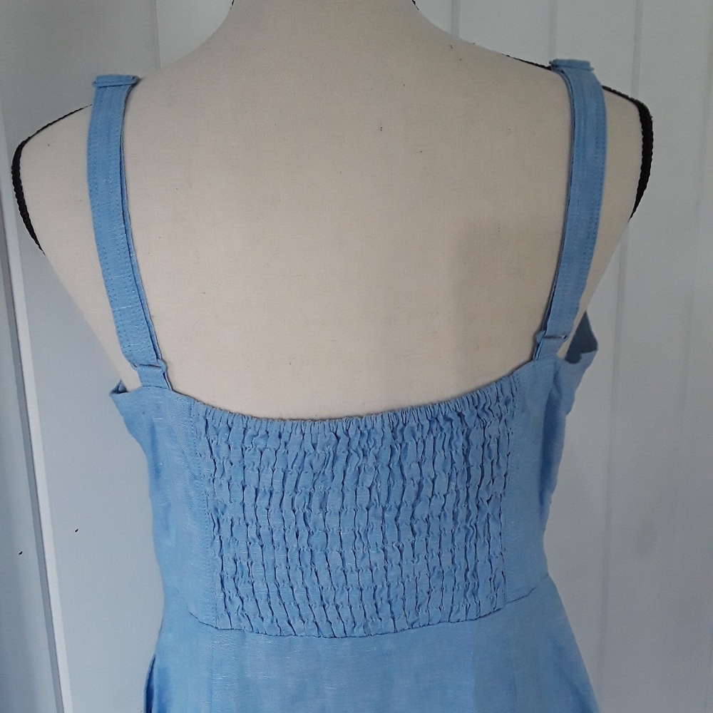 T-Rachel Zoe Ruffled Linen Dress - Picture 5 of 11